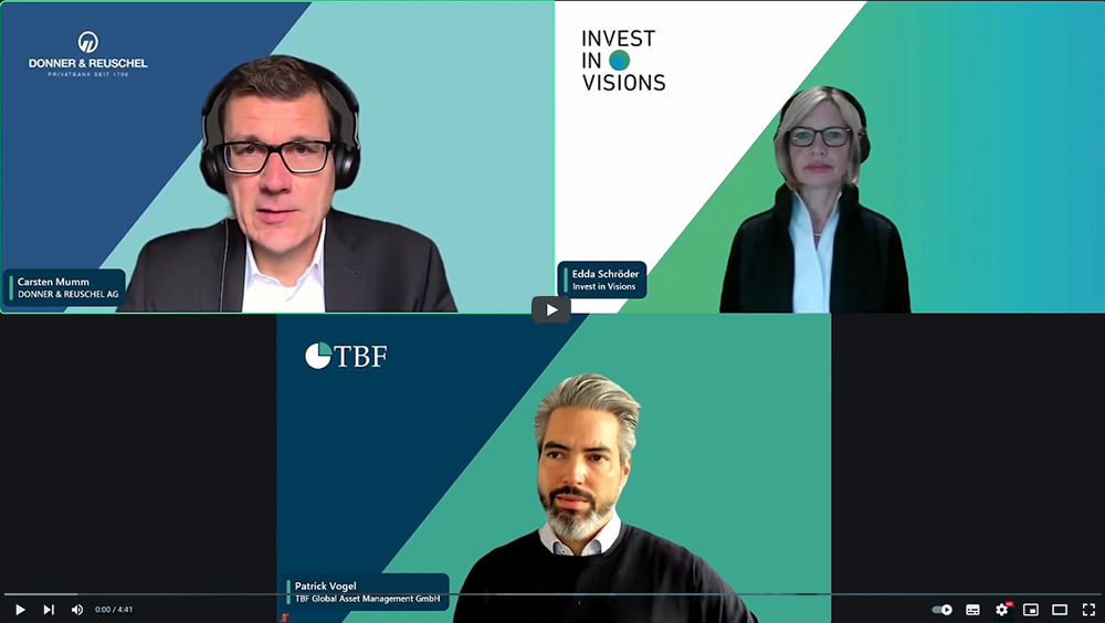 Das Bild zeigt die drei Interviewteilnehmer Carsten Mumm, Edda Schröder und Patrick Vogel.